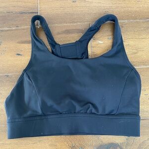 Lululemon Black high support sports Bra